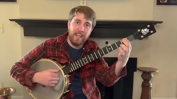 Common patterns over a c major scale - Clawhammer banjo lesson preview