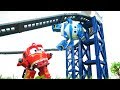 Роботы-поезда — Видео для мальчиков — Американские горки