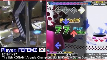 8thKAC DDR 最終決勝(FEFEMZさん) 抜粋