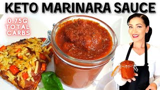 Keto Marinara Sauce Recipe | 0g Net Carb Low Carb Marinara Sauce