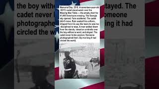 Stranger Holds Umbrella Over Soaked Honor Guard