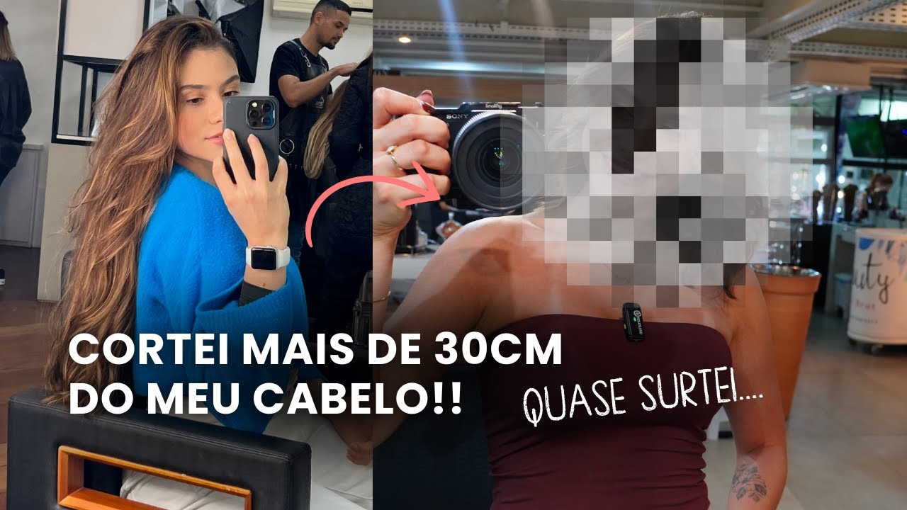VLOG - Surtei e cortei o cabelo.... sera que ficou bom?