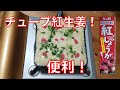 【チューブ紅生姜】チューブタイプ紅生姜を使ってたこ焼きを作る！