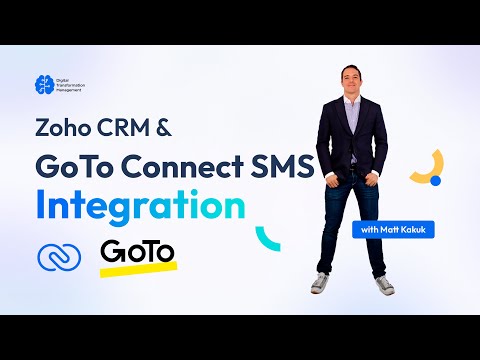 GoTo Connect / Jive Text Messaging WorkFlow - Zoho CRM