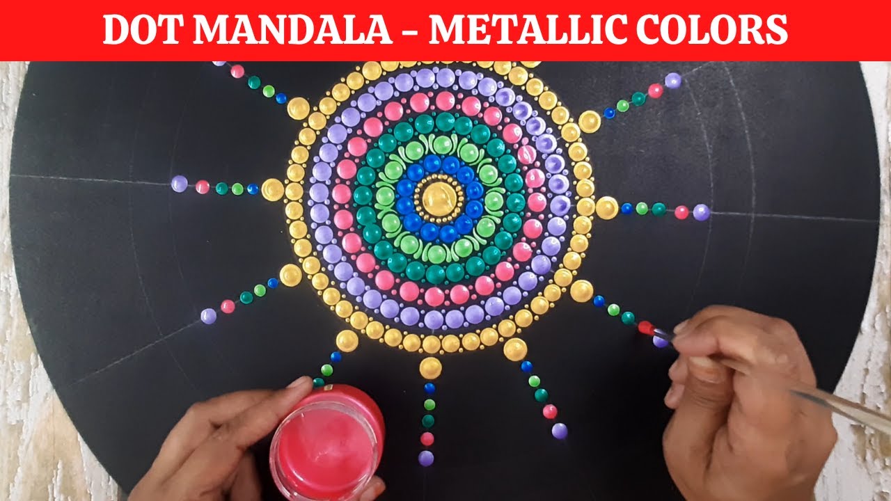 Dot Painting Dot Art Dot Mandala For Beginners Mandala Art 132 Maxresdefault