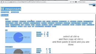 get graph report in google forms