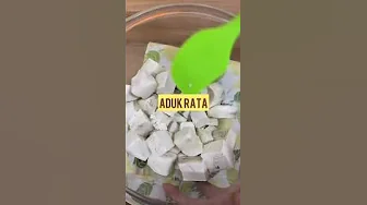 BIKIN TAHU KRIUK CUMA PAKE 2 BAHAN AJA! SIMAK RESEPNYA! #shorts