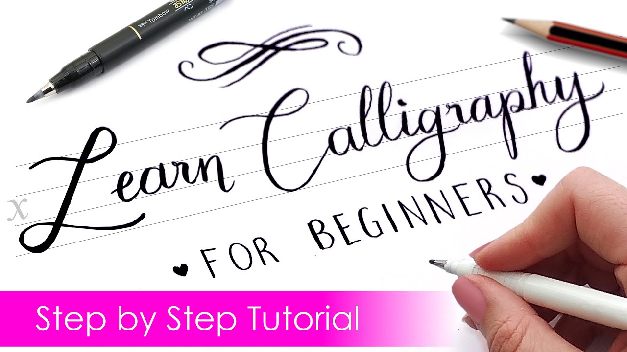 How to Write in Calligraphy From Cursive for Beginners, Video