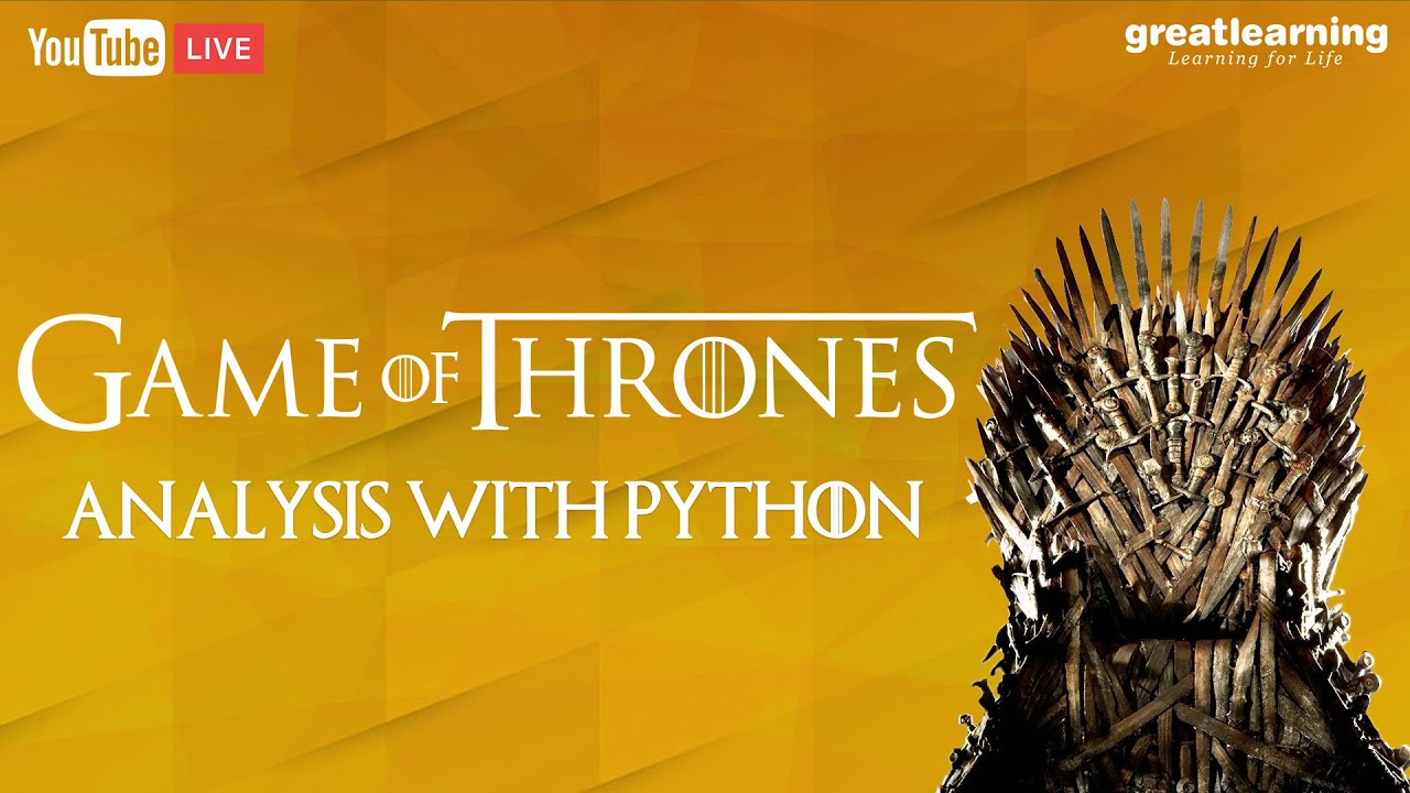 Game of Thrones Analysis with Python | Python For ...