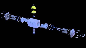 MT16 Pneumatic Actuator Exploded Animation