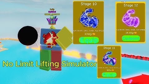 💥9-12 Stages💥 No Limit Lifting Simulator!