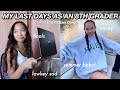 MY LAST DAYS AS AN 8TH GRADER (week in my life) | Nicole Laeno