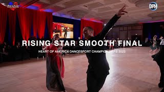 Rising Star Smooth Final | Heart Of America Dancesport Championships 2023