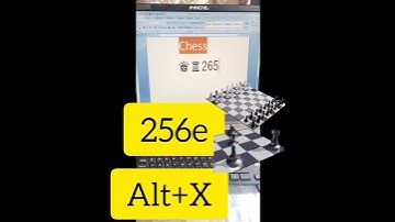 Chess symbol in ms word learning #chess #board #smart #video #short