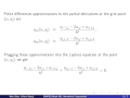 ch11 1. Finite Difference Method for Laplace Equation in 2D. Wen Shen