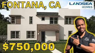 Landsea Narra Hills | Strata Plan 3 Fontana, CA | 4 Beds + Loft 3 Baths | New Construction Home Tour