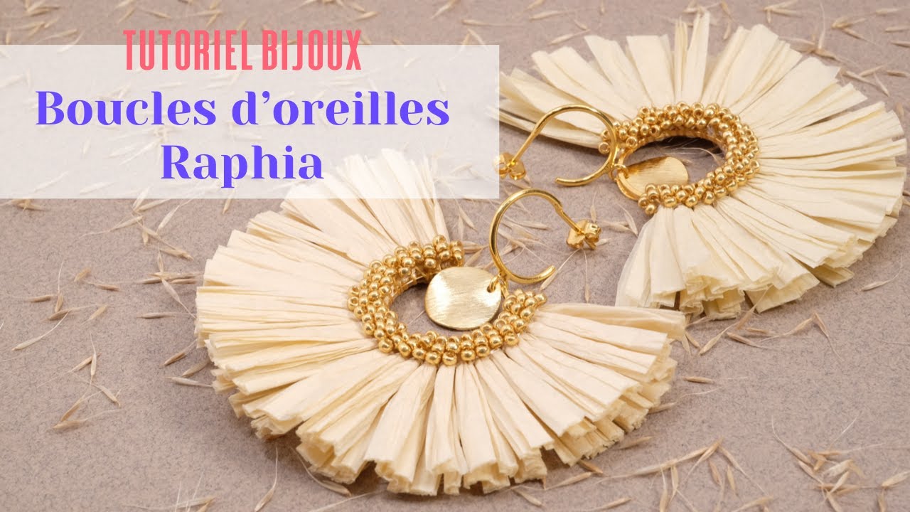 Tutoriel DIY : Boucles d'oreilles Bohème en Perles Miyuki et Raphia - Un bijou nature pour l'été !