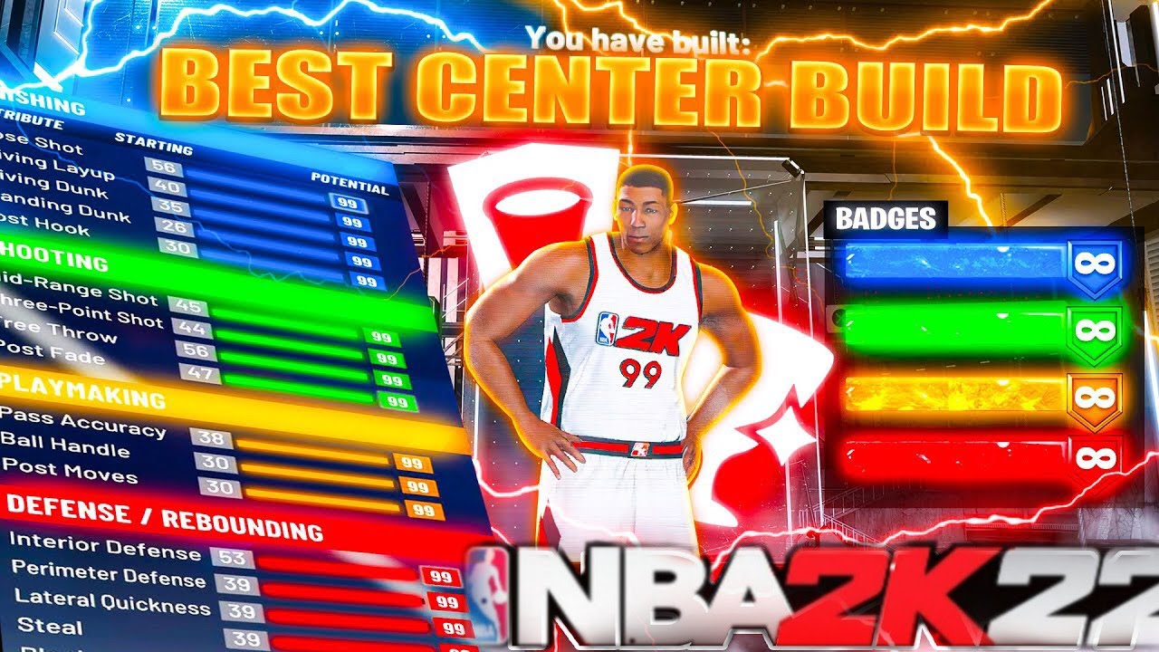 BEST CENTER BUILD IN NBA 2K22 NEXT GEN! YouTube