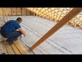 ✌5. Ceiling insulation. Пароизоляция. Утепление потолка