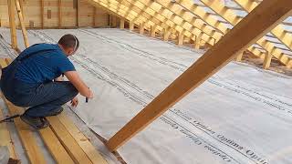 ✌5. Ceiling insulation. Пароизоляция. Утепление потолка
