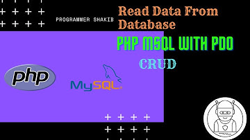 Read Data from Database || php mysql curd with pdo advance level - coding network pro