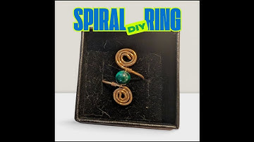 Easy 10-Minute Wire Wrapped Ring! DIY Spiral Ring (Perfect for Beginners)