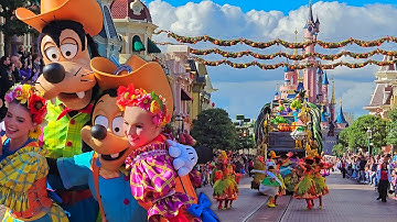 [4K] Mickey's Halloween Celebration Parade 2024 - Disneyland Paris