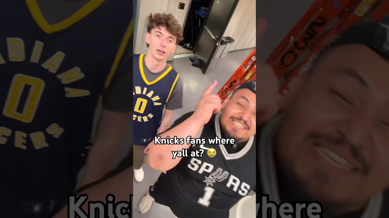 We not scared of Knicks fans 😭 @Whrisss @TheJohnCorner2