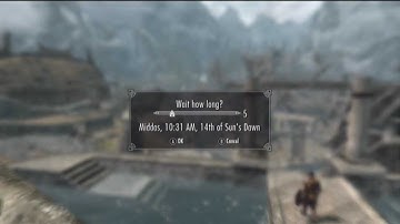 Skyrim - Fast Wait Glitch For Xbox