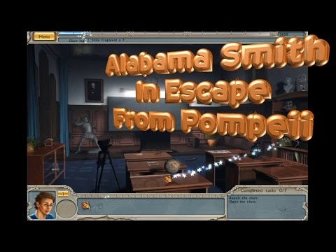 Alabama Smith In Escape From Pompeii - Game Play