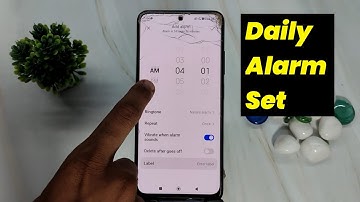 how to set daily alarm in mi | poco mobile everyday alarm set