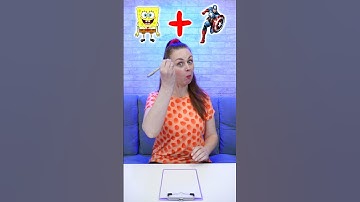 How to Draw SpongeBob Captain America #shorts