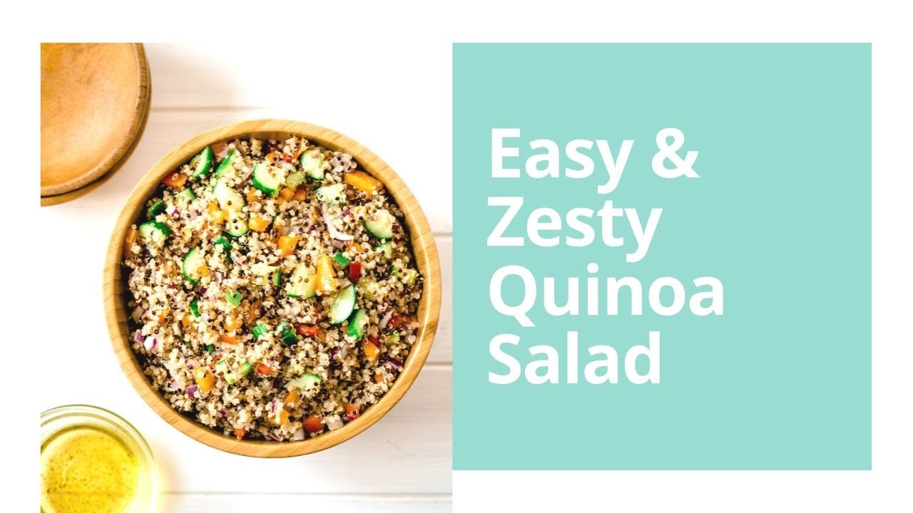 Easy & Zesty Quinoa Salad - YouTube