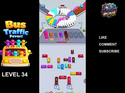 Bus Traffic Fever Level 34 walkthrough preview