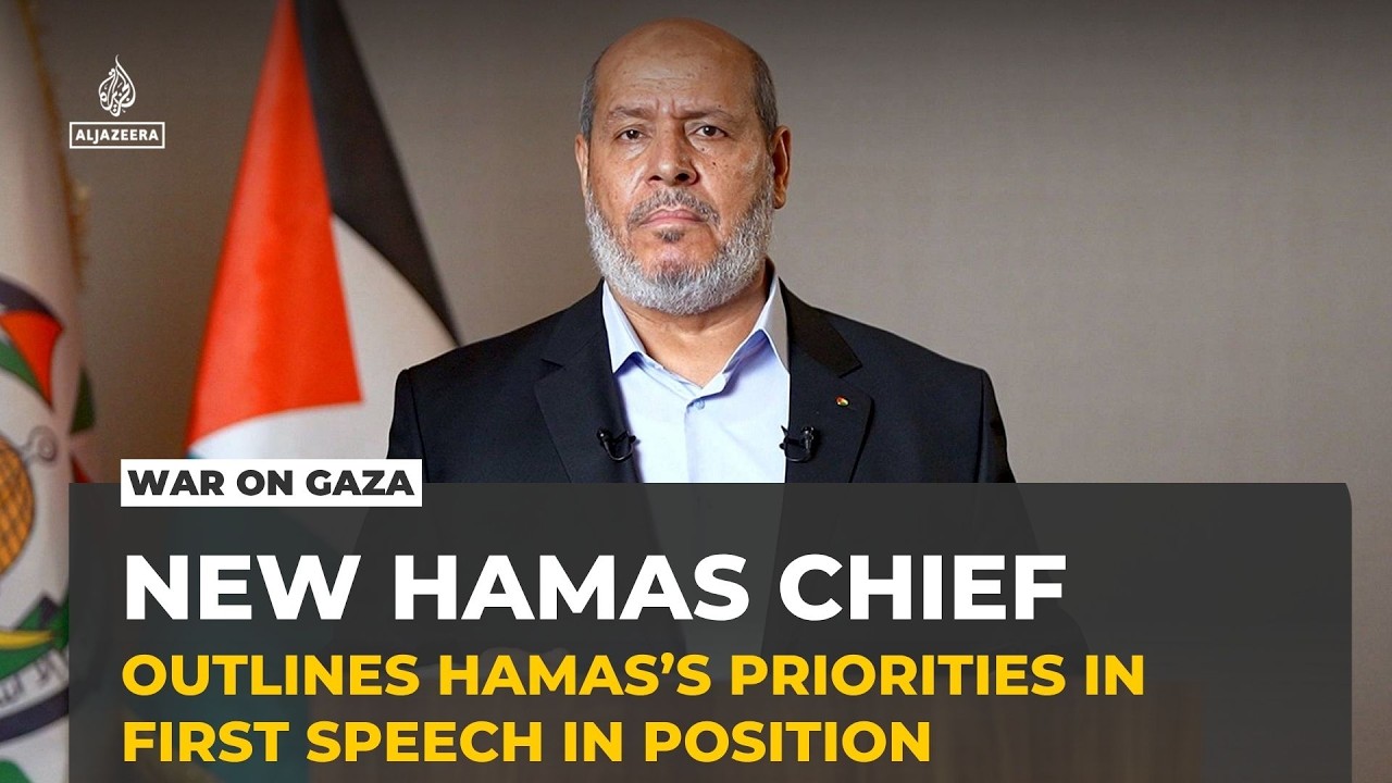 New Hamas leader Khalil al-Hayya outlines priorities in first statement since taking office