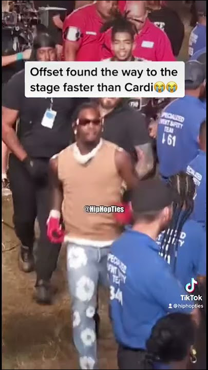 Offset Found The Way To The Stage Faster Than Cardi B #shorts #viral