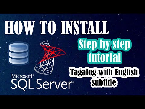 How To Install MS SQL Server Database 2022 | Microsoft SQL Server Management Studio (SSMS) - Tagalog