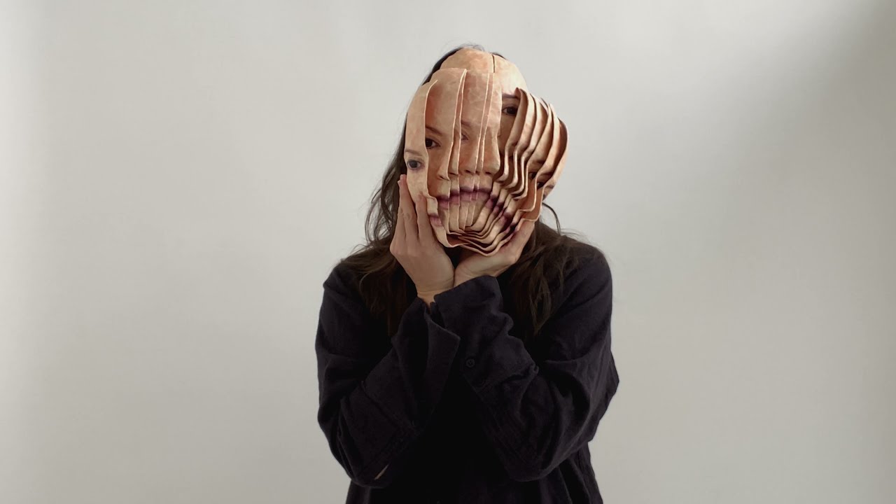 Self-Portrait Split Half-Masks by Miya Turnbull
