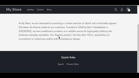 Step 7: Add Essential Pages to Your Shopify Store