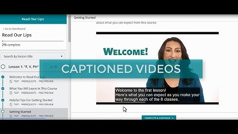 Learn To Lipread - Reading Lips - Online Course Preview