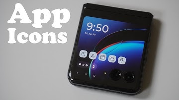 How To Change App Icons On Motorola Razr Plus / 40 Ultra - Awesome!