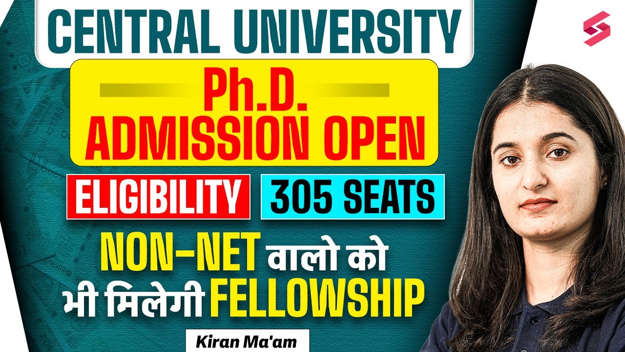 PhD Admission 2025 | Seats: 305 | Central University PhD Admission ...