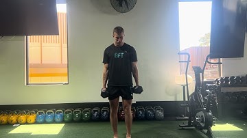 Reverse lunge demo