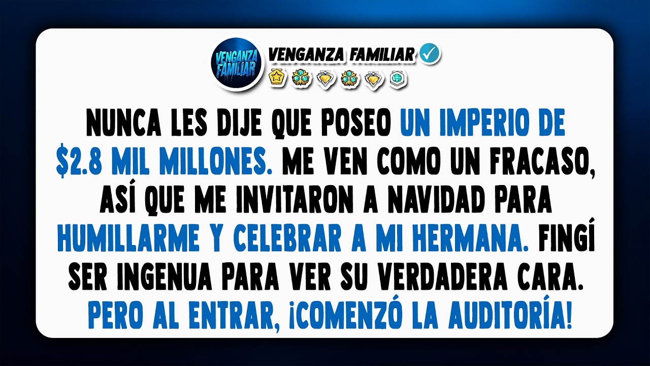 Oculto mi imperio de billones. Mi familia aún me ve como un fracasado, por eso ellos...