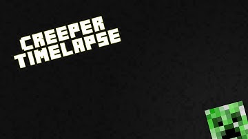 Minecraft - Big Creeper Timelapse + Explosion
