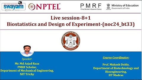 Live session- Week 8+:1 Biostatistics and Design of Experiment-(noc24_bt33)