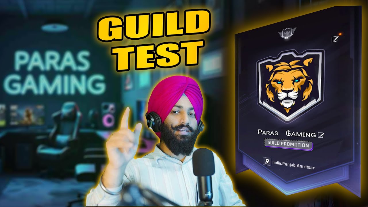 🔴LIVE GUILD TEST 🤩 | Free Fire Live 🔥🔥✅  