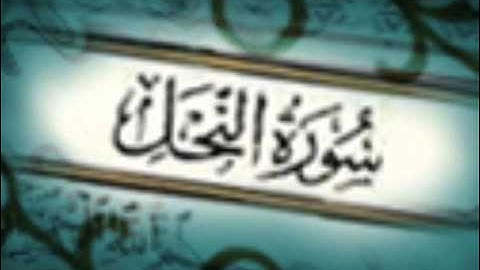 تلاوة نادرة للقارئ طلحة الدريوش لما تيسر من سورة النحل