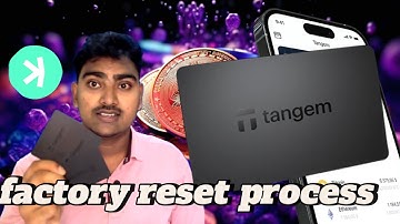 Factory Resetting Your Tangem Wallet (Tamil) | Tangem Hardware Wallet Tutorial Step-by-Step Guide
