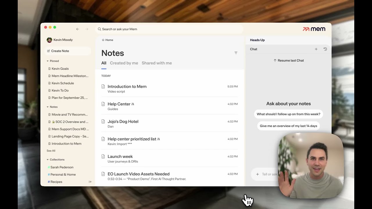 Welcome to Mem – Your AI Thought Partner
